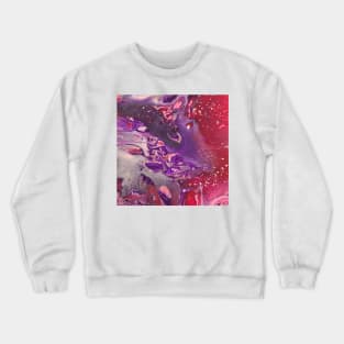 Red purple pink dirty pour 2. Crewneck Sweatshirt